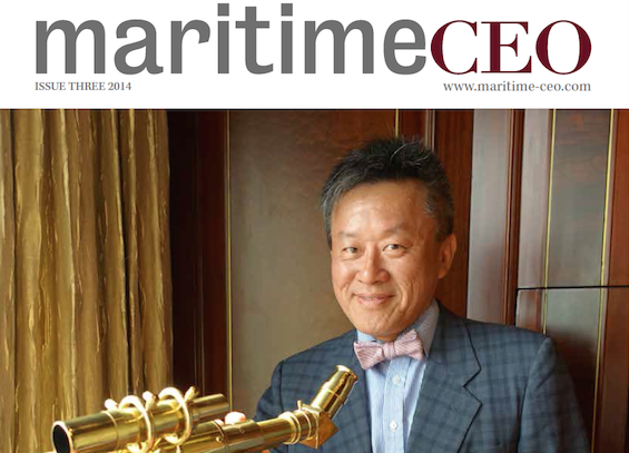 Latest Maritime CEO magazine contains the thoughts of 24 owners